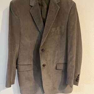 Adolfo Men's Brown 100% cotton Corduroy Blazer